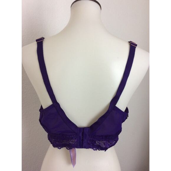 Savage x Fenty Lingerie Bra Wireless Metallic Lace - Picture 7 of 10